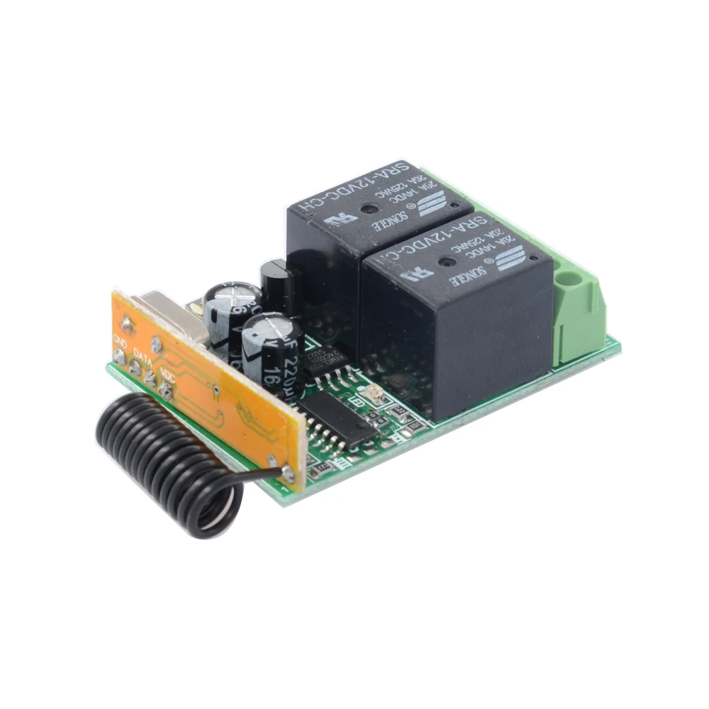 DC 12 V 2 CH RF беспроводной Дистанционное управление освещением переключатель