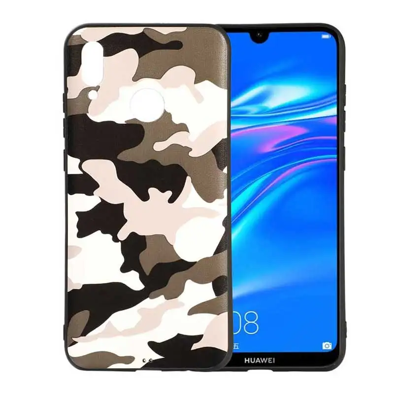 JIATEXIN Camouflage Series For Huawei Y7 (2019) Case Soft TPU Army Camo Pattern Prime Cover Capa Fundas |