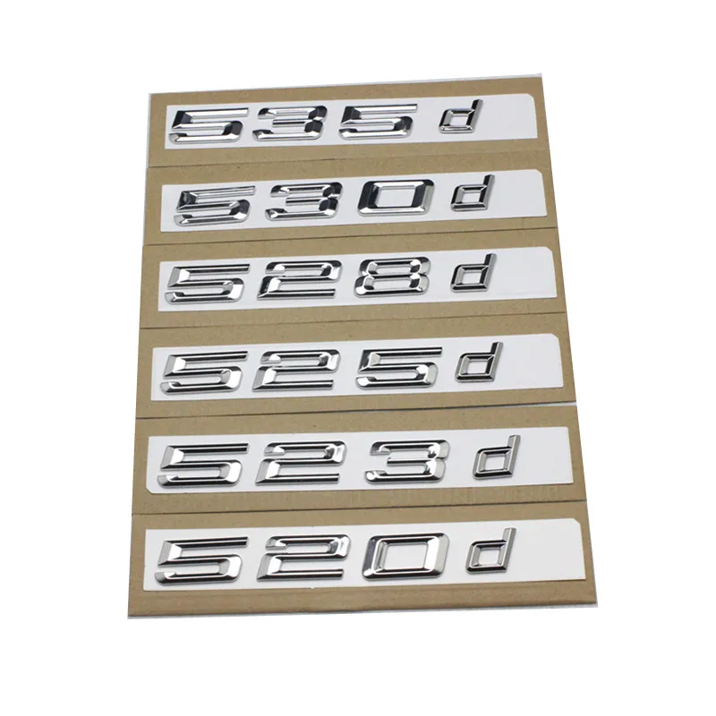 Для BMW 5 series E39 E60 E61 F10 F11 New 520d 525d 528d 530d 535d 550d 518d d Задняя Крышка багажника буквы