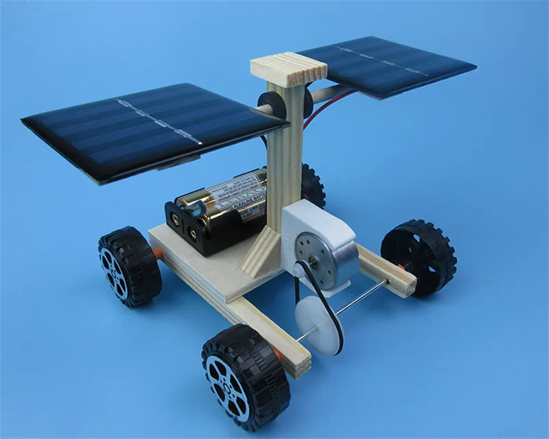 DIY tech small gizmos космический зонд солнечный автомобиль Гибридный привод автомобиль физический эксперимент для первичного и вторичного