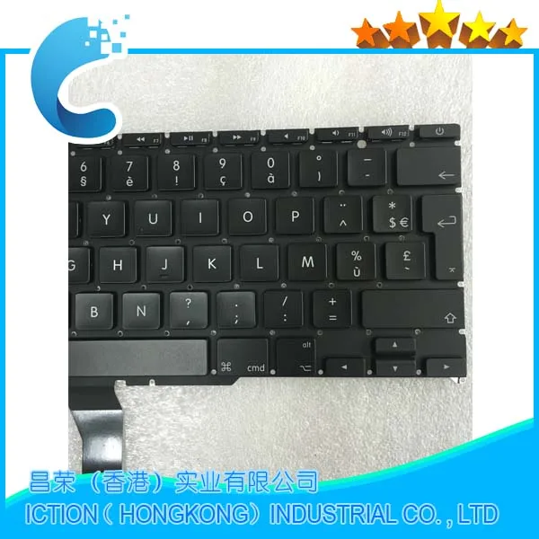 Совершенно новая Французская клавиатура для MacBook Air 11 6 дюйма A1370 A1465 AZERTY FR 2011 2015