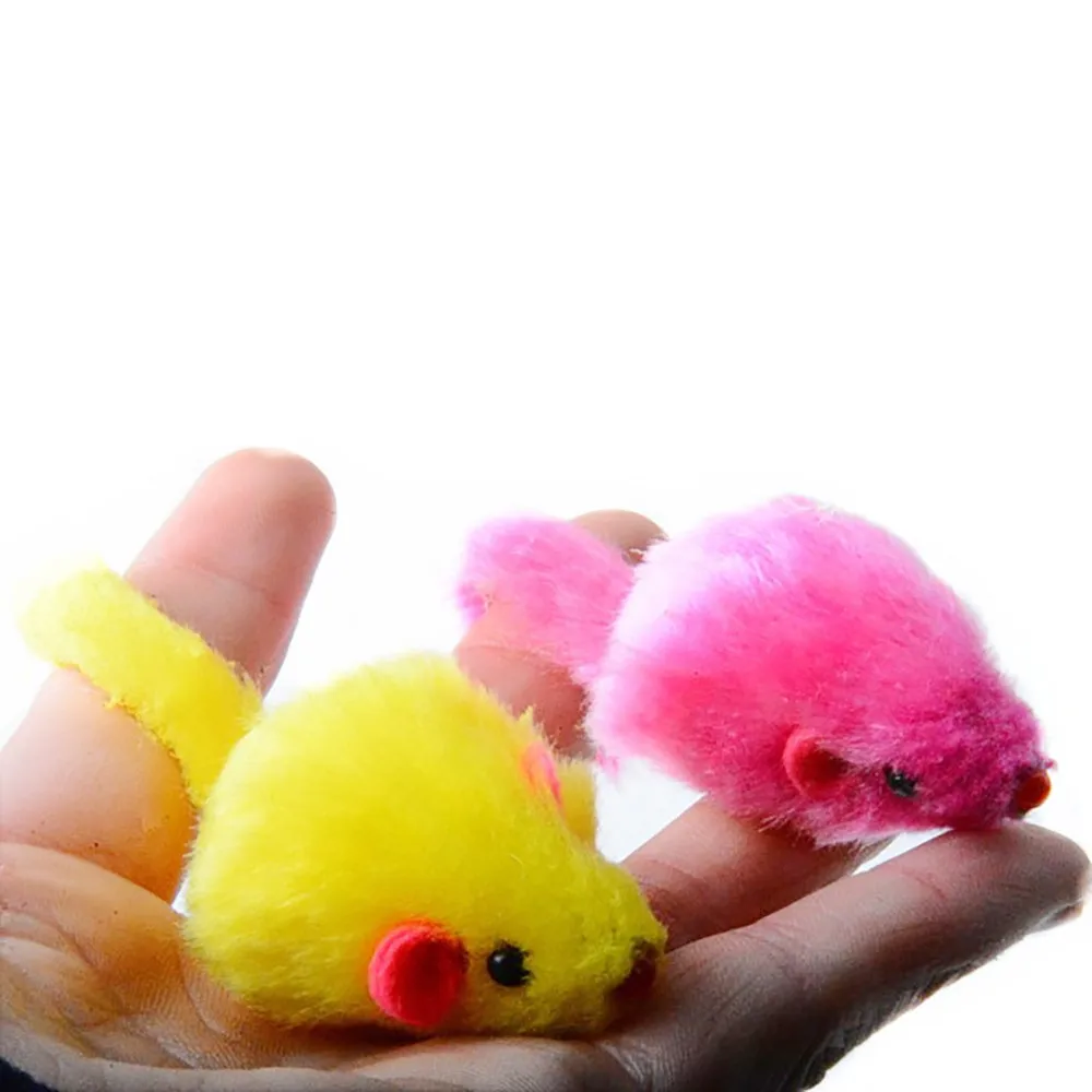 5 шт./компл. кошка игрушка мышки с перьями чеканка плюшевая мышка хвост погремушка