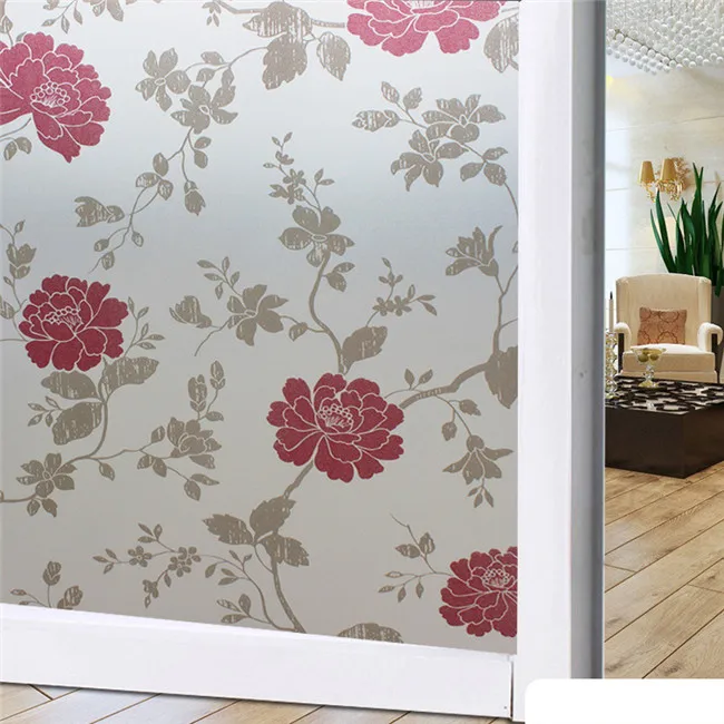 45X100cm 45X100 см, самоклеящаяся пленка на окно, пленка на стекло, наклейка для спальни, матовое стекло, пленка из фольги, водонепроницаемая, маслостойкая - Цвет: 45X100cm