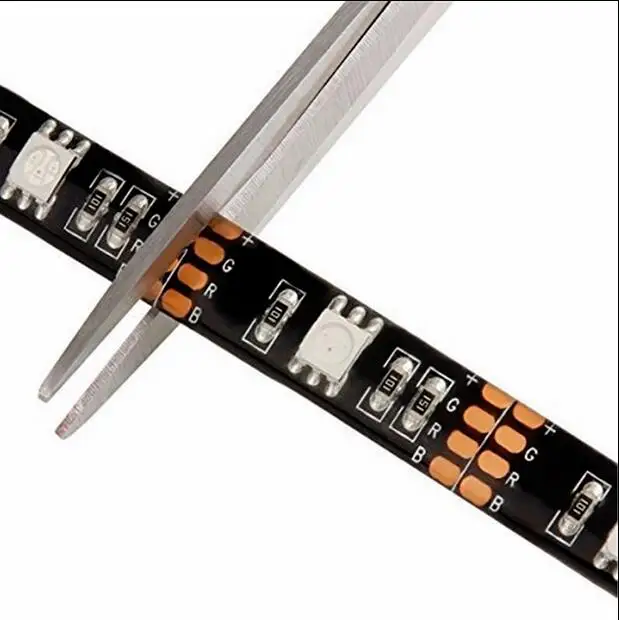 Светодиодная лента RGB SMD5050 для подсветки телевизора ПК комплект с 17 клавишами RF
