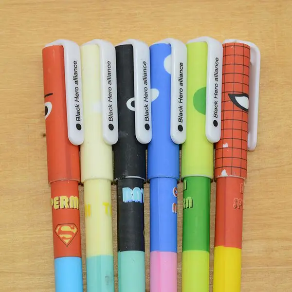 6/10 шт гелевая ручка, корейские ручки, caneta gato penne scuola boligrafos de colores lapiceros creativos lote papeterie stylos - Цвет: Gel pen B