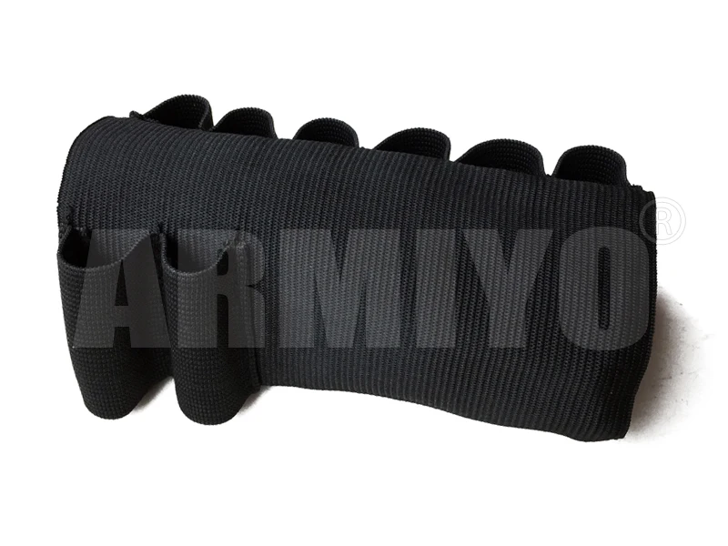 Тактические боевые патроны Armiyo черные охотничьи 8 круглых патронов 12GA 12 калибра