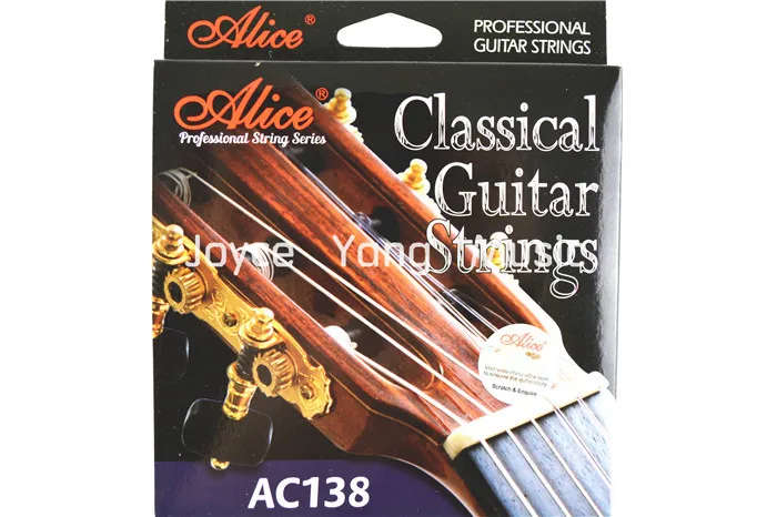 

Алиса: безумие возвращается AC138-N/ч Классические гитарные струны с украшением в виде кристаллов с нейлоновыми струнами посеребренные 85/15 бронзовая рана 1st-6th струны Бесплатная доставка