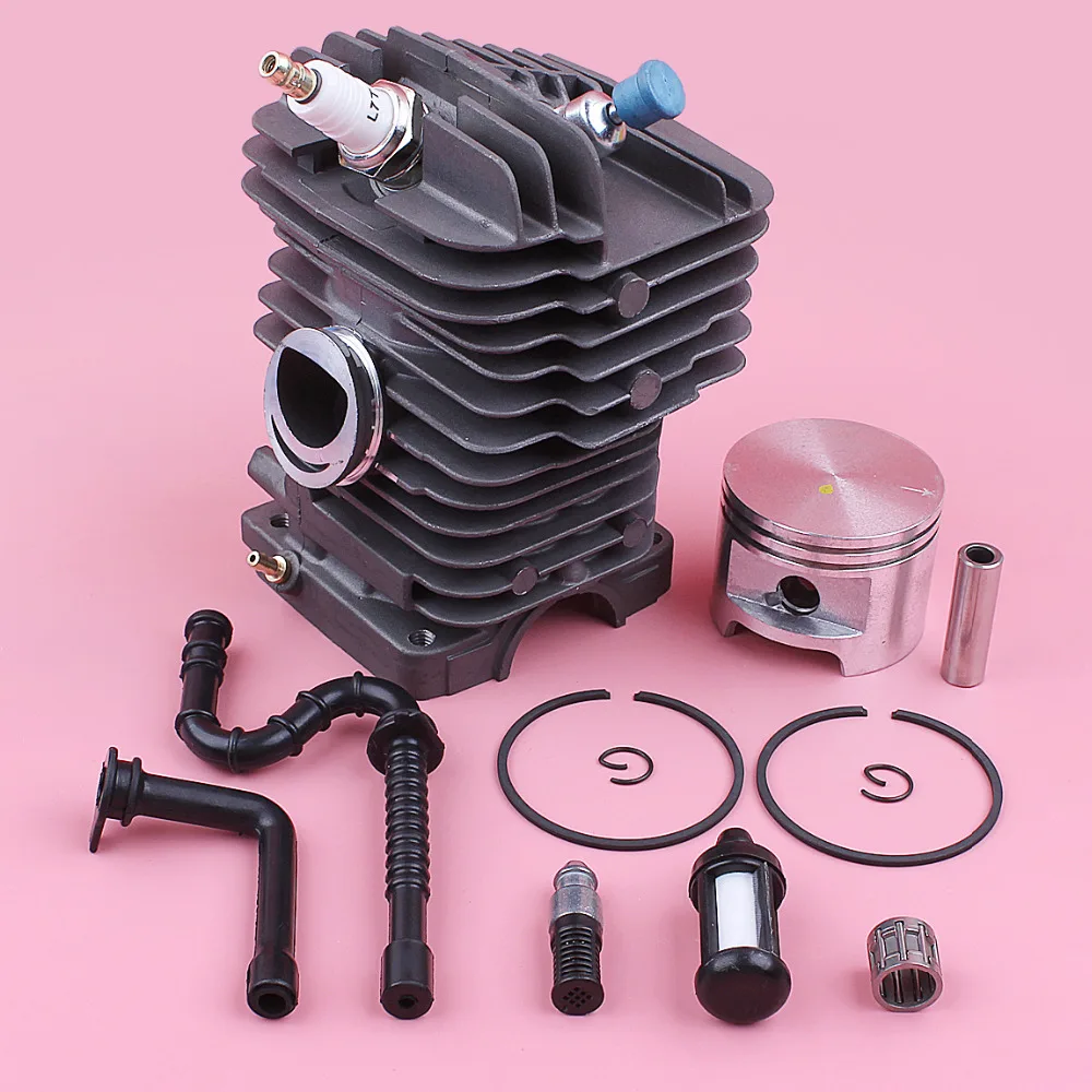 

49mm Cylinder Piston Kit For Stihl MS390 MS290 039 029 Fuel Oil Filter Line Decompression Valve Chainsaw Replace Spare Part