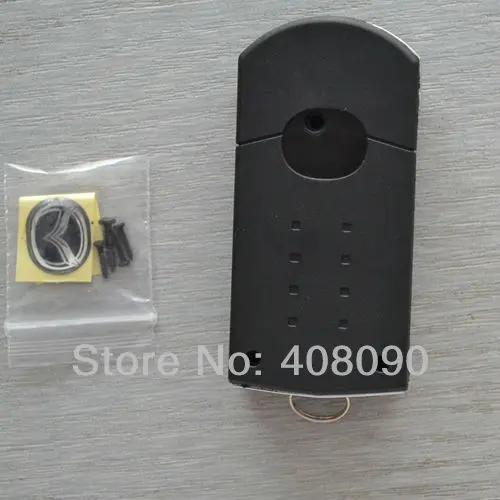New 2 Buttons Uncut Blank Flip Remote Key Shell Case For MAZDA 3/5/6 |