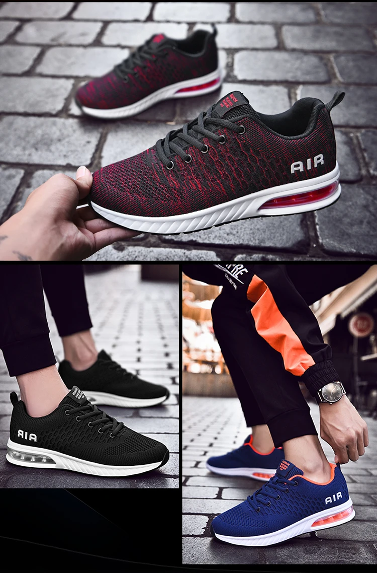 Спортивная обувь для мужчин; zapatillas hombre Deportiva; дышащая уличная спортивная обувь; мужские кроссовки с воздушной подушкой; тренировочные ботинки