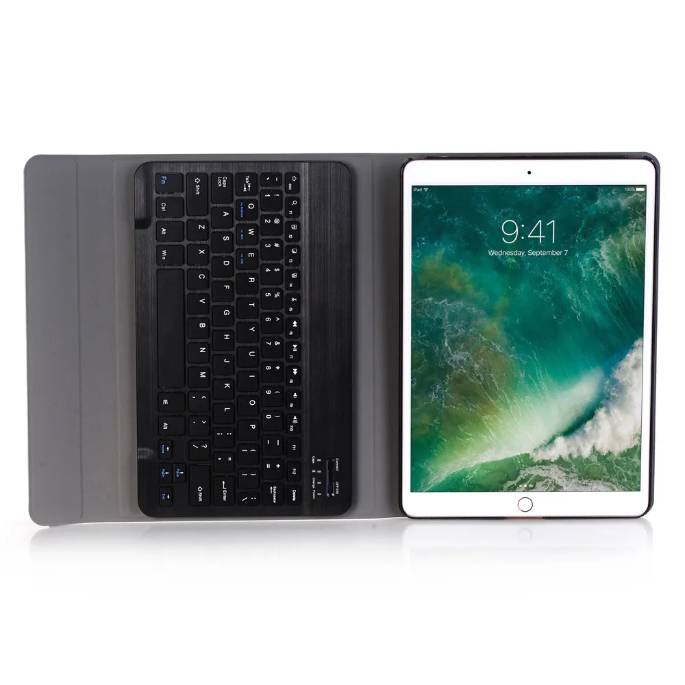 VOBERRY ультратонкая клавиатура для Apple Беспроводная bluetooth-клавиатура Съемная съемная для iPad Pro 10,5 дюймов+ кожаный чехол#2