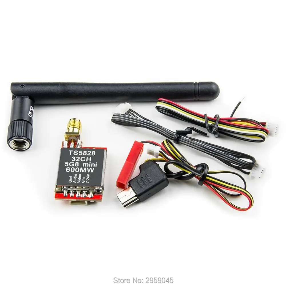 AKK TS5828 5,8G 600MW 32Ch FPV аудио видео передатчик RP-SMA Женский Для Мини FPV квадрокоптера