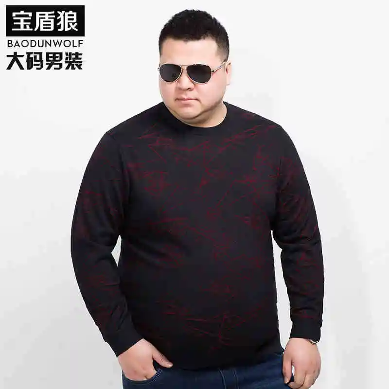 10XL 8XL 6XL кашемировый свитер Для мужчин брендовая одежда Для мужчин свитера печати повесить PYE Повседневная рубашка шерстяной пуловер Для мужчин тянуть Платье с круглым вырезом - Цвет: 1