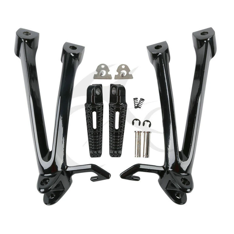 Задняя подставка для ног мотоцикла Suzuki GSXR GSX R 600 750 2006 2007 матовый черный