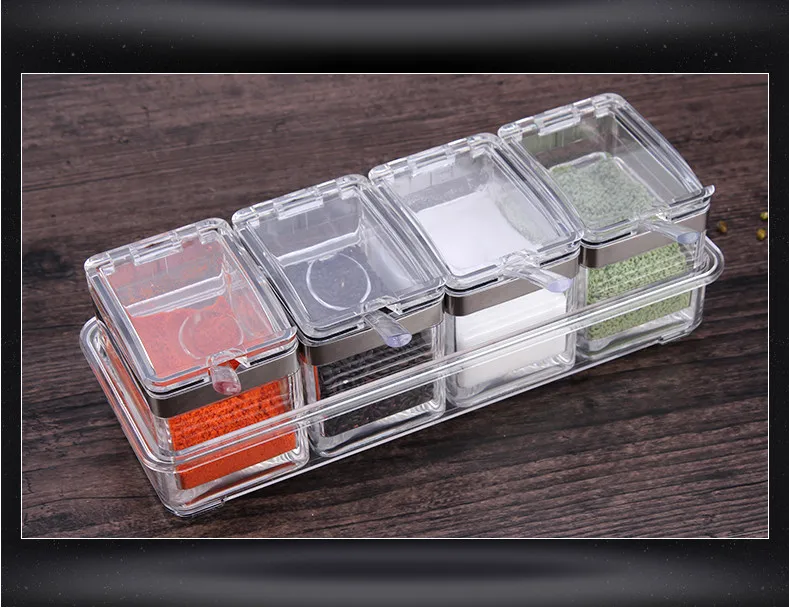 Высокое качество акрил Стекло набор для приправ творческий графинчик соус