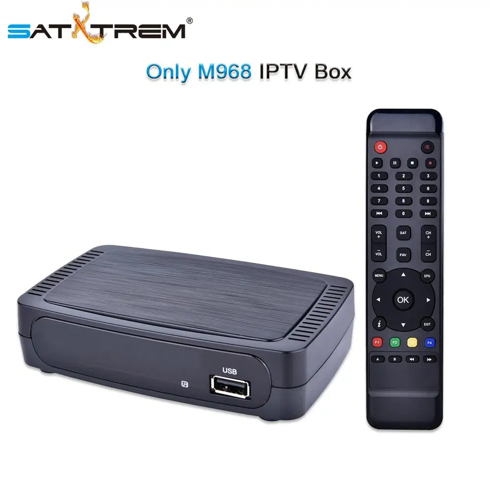 Satxtrem коробка M968 IPTV Set-top Box OTT Интернет ТВ коробка H.265 1080P+ RT5370 USB Wi-Fi, Сталкер Media Player - Цвет: Only Box