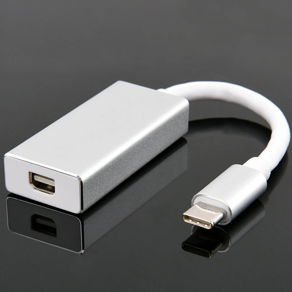 USB C к Mini DP адаптер видео 1080 P конвертер кабель аудио мужчин и женщин HD для Apple MacBook |
