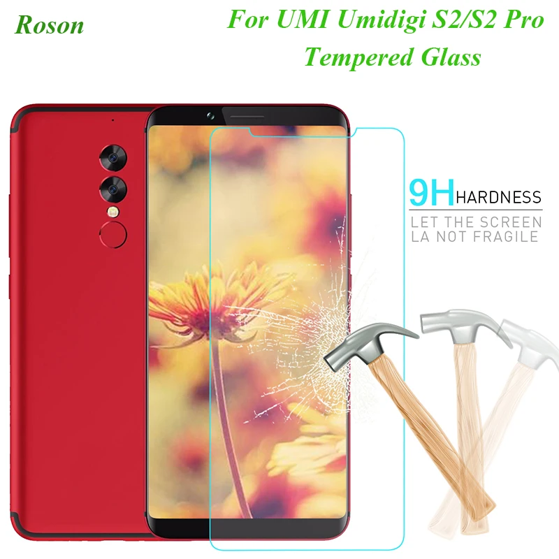 Roson для UMIDIGI S2 Pro / Lite закаленное стекло 9H 2.5D Премиум Защитная пленка экрана Umi 6