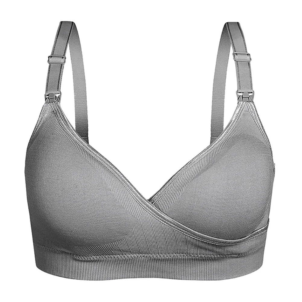 Для женщин бюстгальтеры для кормящих топ бесшовные сна Женская одежда кормления