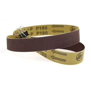 Абразивные ленты из оксида алюминия для шлифовки дерева и мягкого металла, 10 шт., 25*762 мм