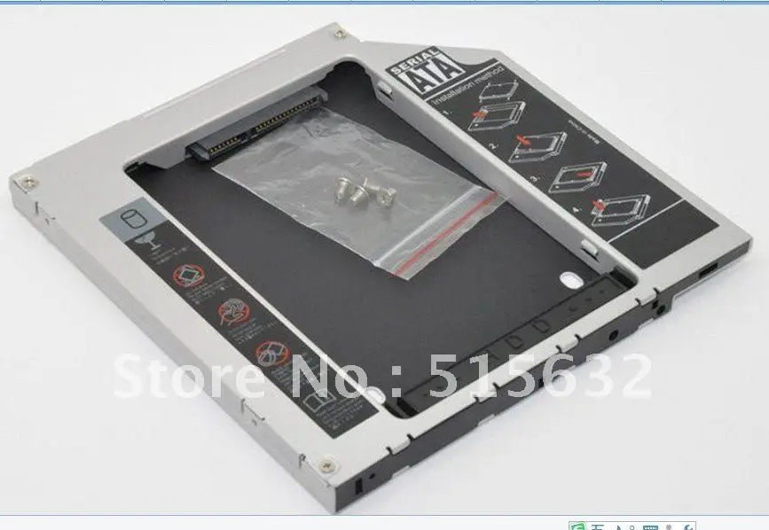 Жесткий диск PATA IDE 2nd HDD Caddy 9 5 мм для 2510p nc2400 multibay new | Электроника