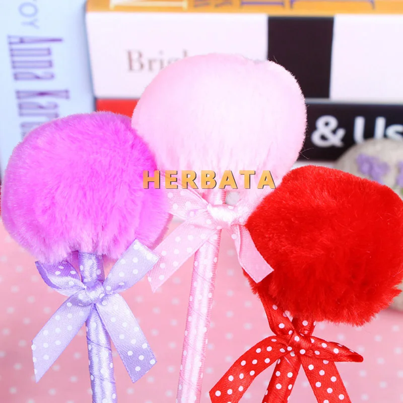 1 шт./лот новинка яркие цвета гель для девочки ручка Летний стиль черные чернила