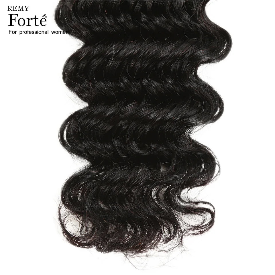 Remy Forte 30 дюймов Пучки глубокая волна пучки бразильские волосы переплетения