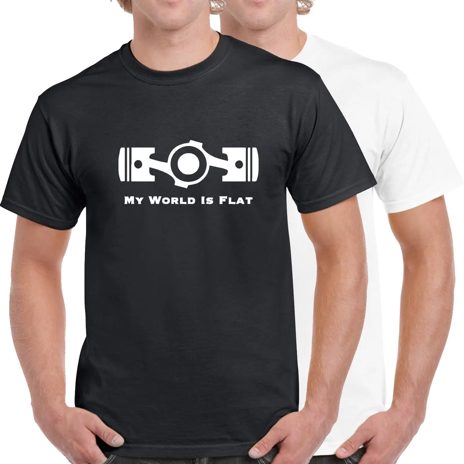 My World Is Flat Boxer Engine 100% хлопковая футболка S 5XL разные цвета новые футболки Забавные