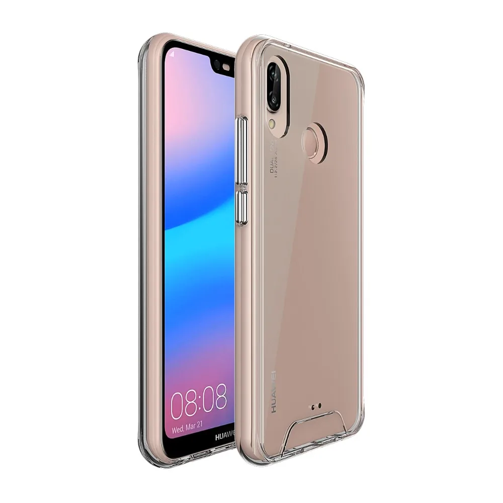 VIAERSON противоударный прозрачный ТПУ + PC задняя крышка для Huawei P20 Lite чехол P20Pro Чехол