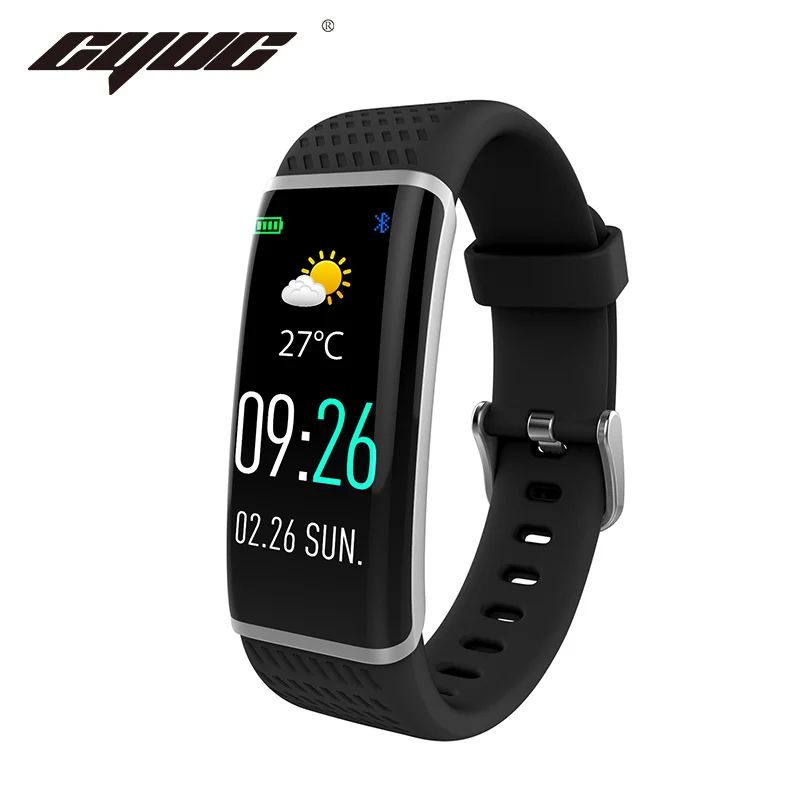 CYUC R01 смарт браслет Цвета экран умный Браслет Водонепроницаемый Фитнес трекер
