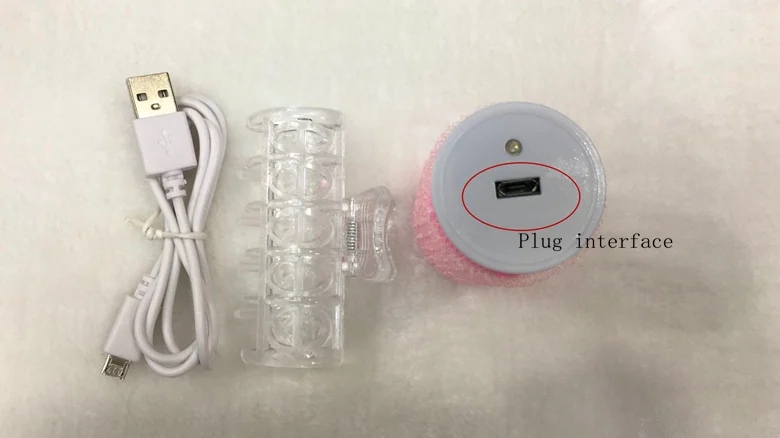 USB нагревательные ролики щипцы для завивки портативный бигуди цвет синий и розовый
