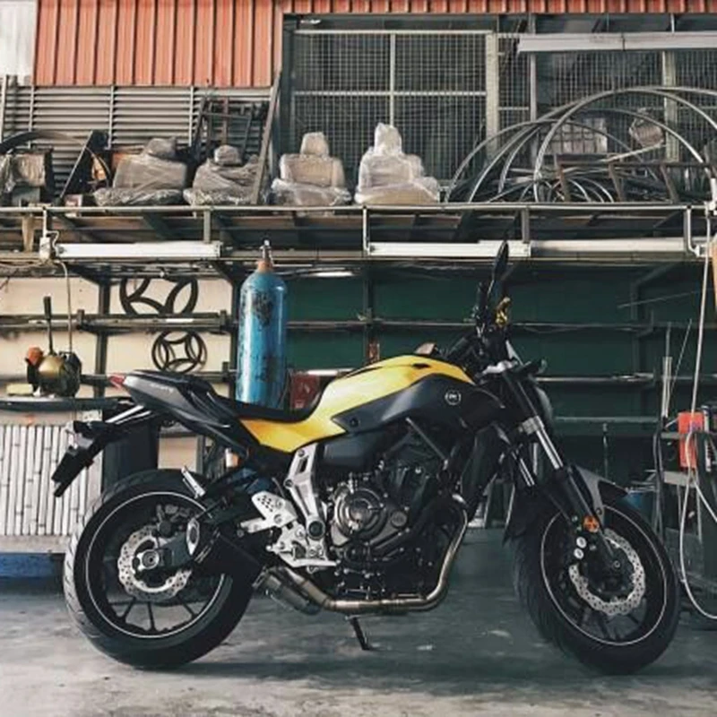 MT07 MT 07 FZ07 FZ 2013 2017 2018 мотоцикл глушитель модифицированный скутер передняя Труба