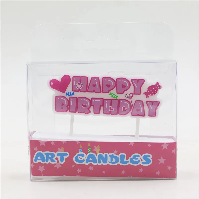 5pcs/pack Happy Birthday Theme Kids Favors Candles Baby Shower Party Events Cake Decorations Creative Boy Girl Cartoon Supplies | Дом и сад