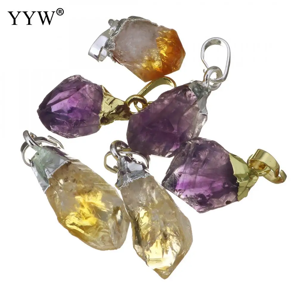 1pcs Natural Stone Pendants for DIY Necklace Gem Jewelry Making Findings 8-12x15-24x9-10mm Randomly Send | Украшения и аксессуары