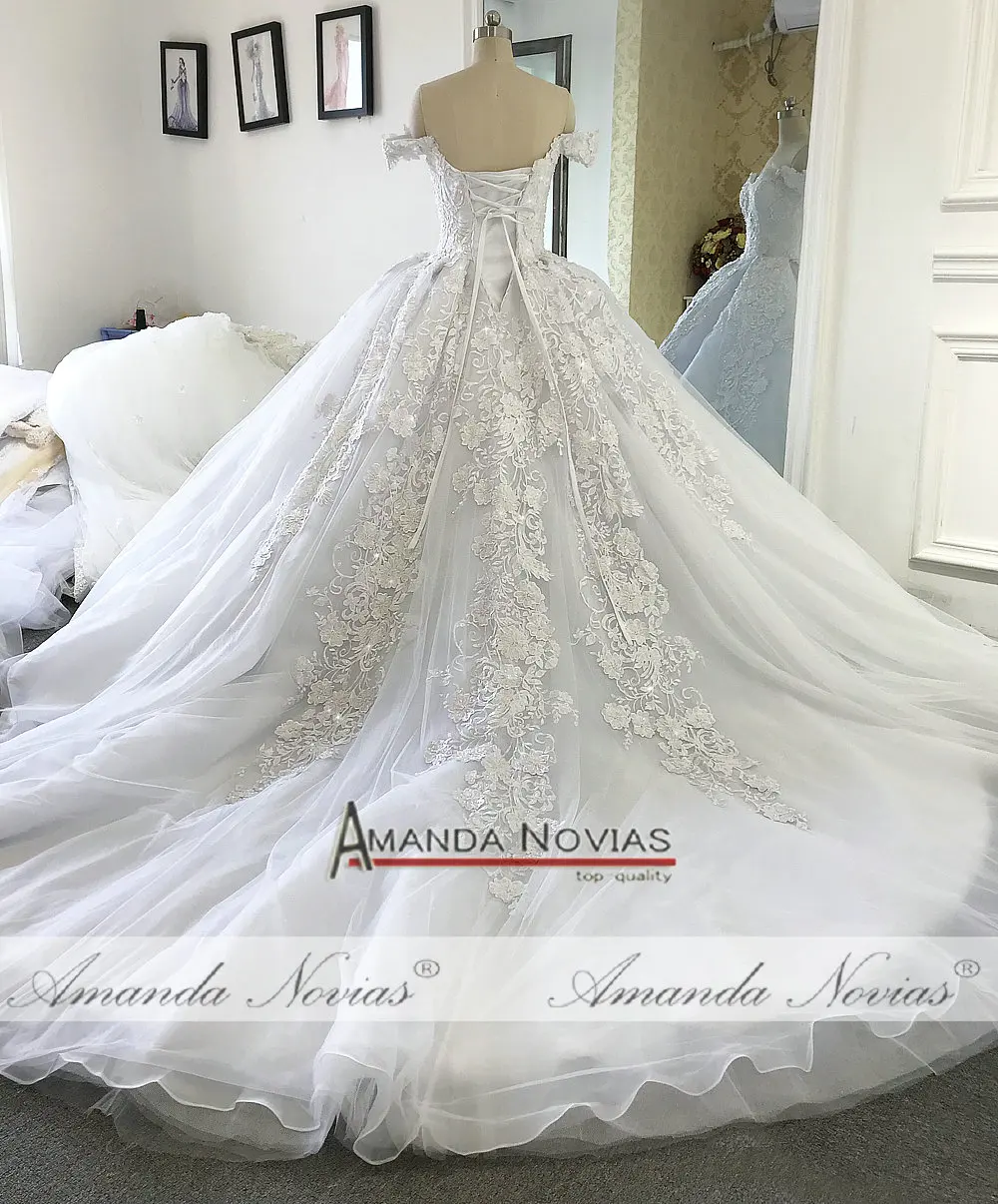 Amanda Novias роскошное свадебное платье с бретельками свадебное платье Дубай