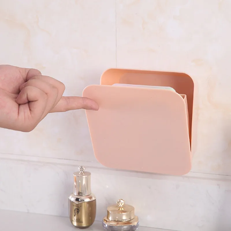 Настенный пластиковый контейнер для хранения зубных щеток|Корзины хранения| |