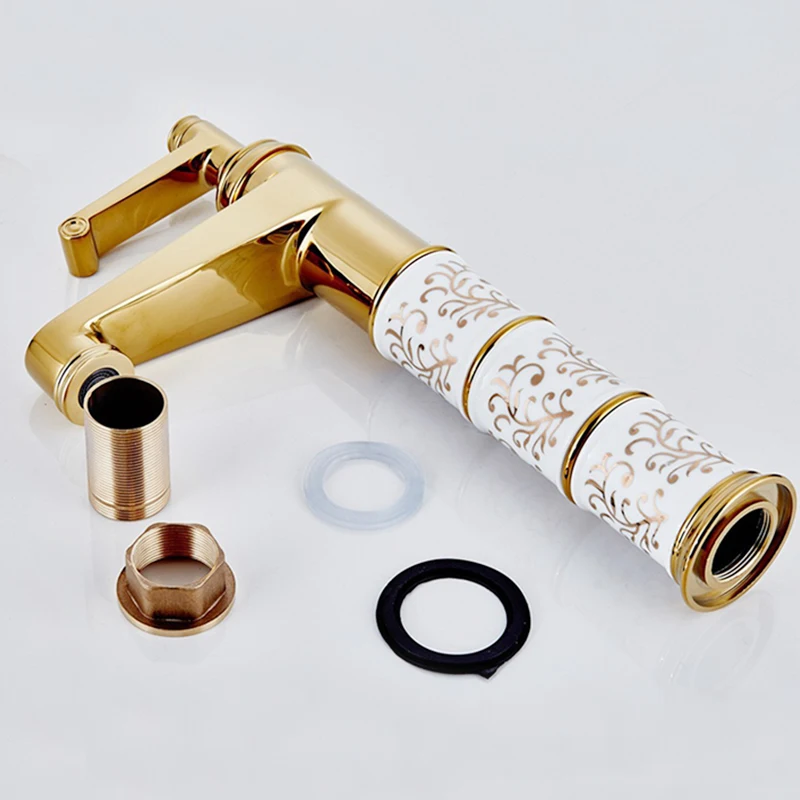 Смеситель для раковины FLG Gold faufauусиление платформы Mixer 154-22G | Обустройство дома