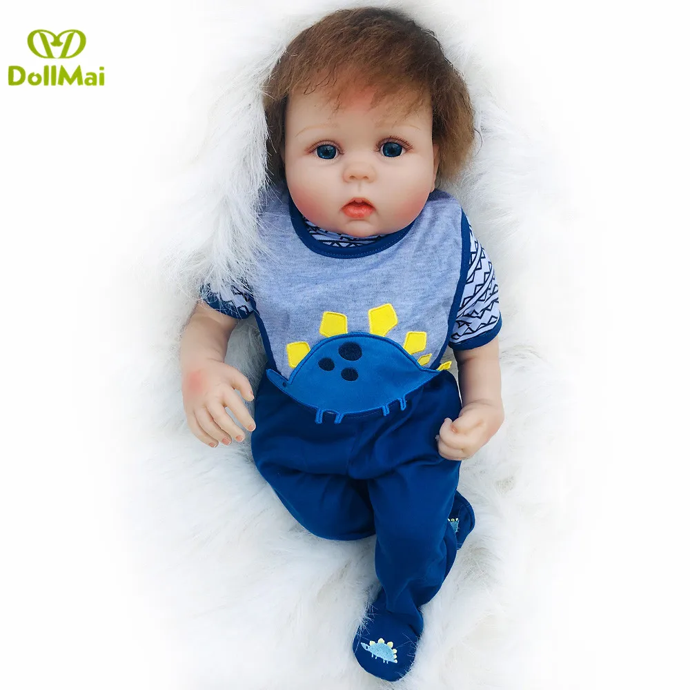

Мягкие силиконовые куклы Bebes reborn, реалистичные куклы мальчиков и девочек 20 "50 см