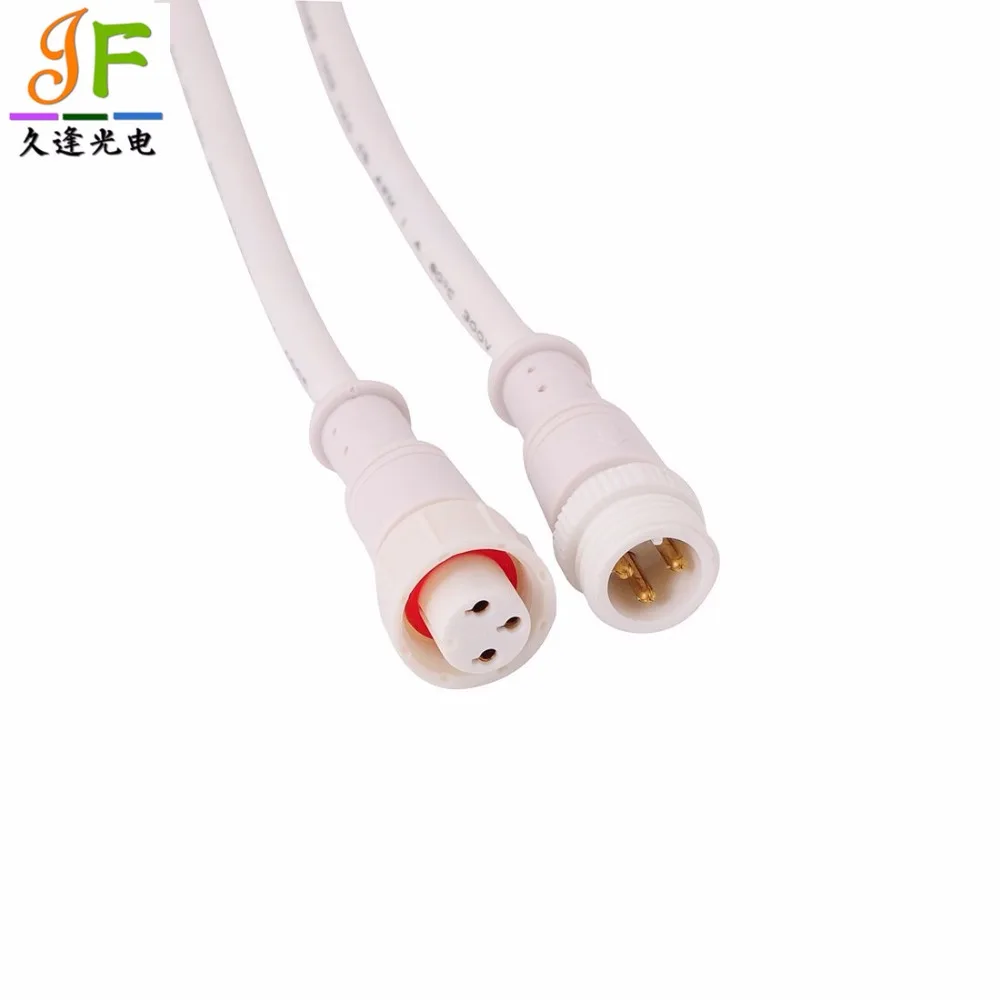 10pairs 3 Core 3pin White Black Plastics PBT waterproof led connecter for strip light male female Applicable 0.75mm 18AWG Wire | Освещение