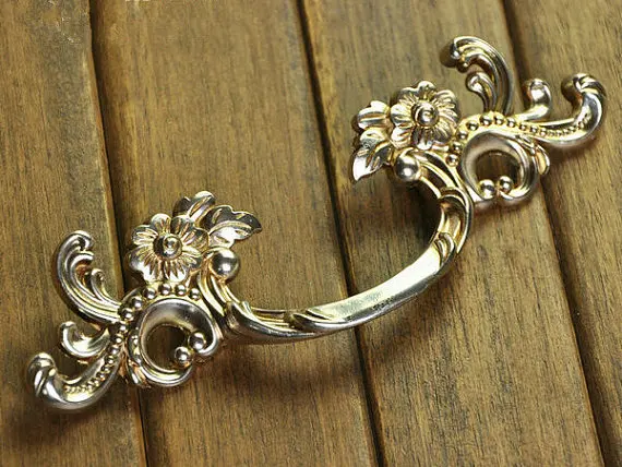 2.5 &quot потертый шик красоты тянуть тянет дверной ручки старинное серебро