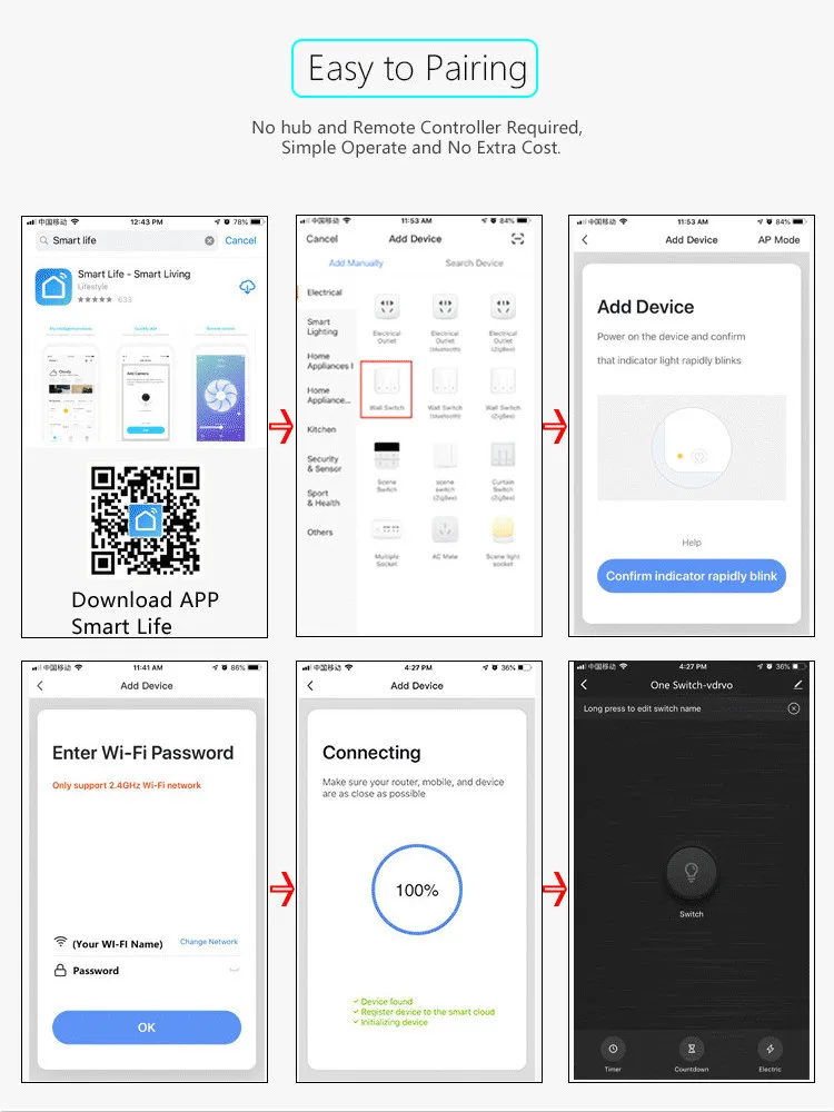 Стандарт США/Австралии 4 банды WIFI APP Switch 2 ГГц закаленное стекло панель AC 110 240 В