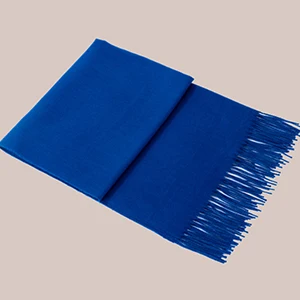 Royal Blue Модный розовый/красный/фиолетовый однотонный зимний шарф, женские шарфы, зеленый кашемировый женский шарф, Длинные теплые женские пашмины шали - Цвет: Royal Blue