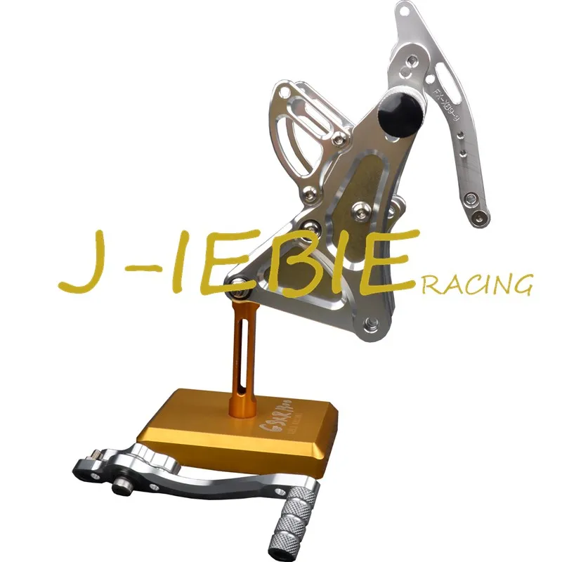 CNC гоночный Rearset Регулируемые задние комплекты подножки подходят для Buell XB9 XB12 XB9R