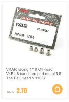 VKAR racing 1/10 Off-road V4B4.8 автозапчасти металлическая разность в сборе VB1112