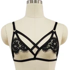 Пастельный, готический, сексуальное женское белье, кружевной бюстгальтер на подтяжках, пояс Harajuku, женский ремень в стиле панк, регулируемый бондаж, женское белье