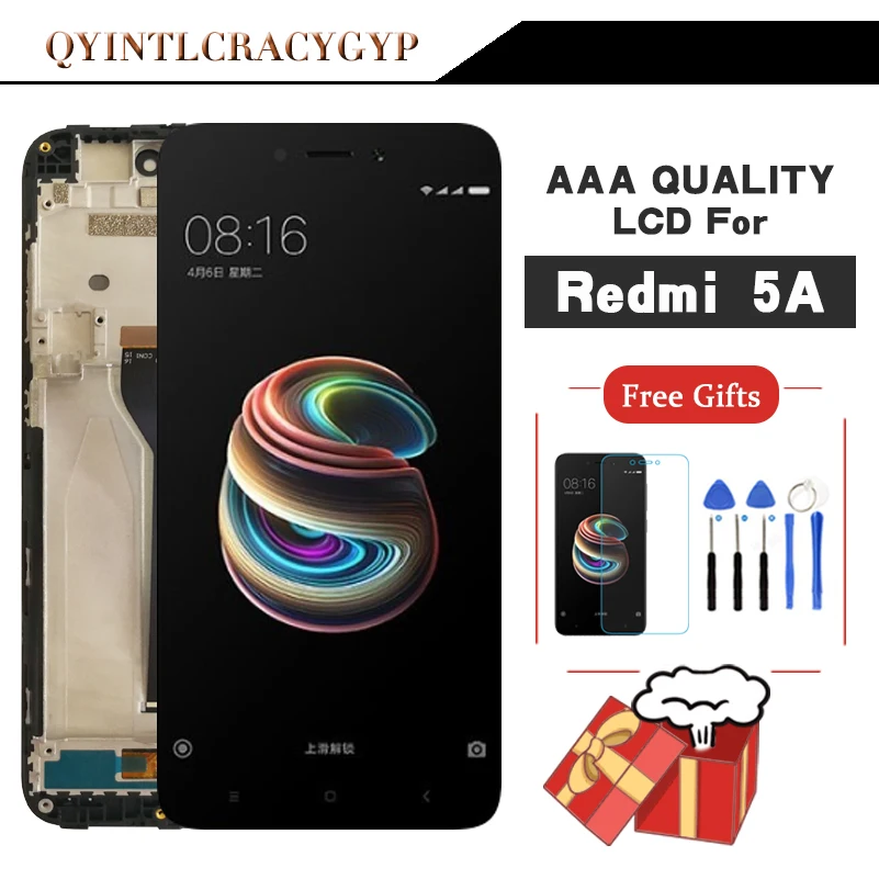 ЖК-дисплей и сенсорный экран для Xiaomi Redmi 5A тестирование хороший дигитайзер в