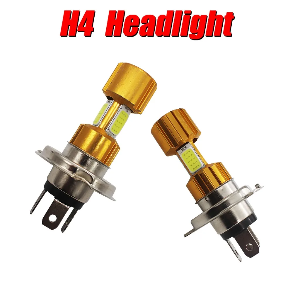 

2 pcs of Perfect factory led bulb lights resistor built in car light H4 car led headlight motor cycle motorcycle led light bulb