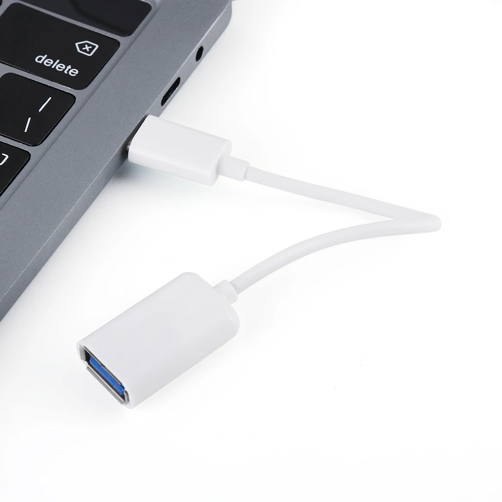1 шт. OTG usb-адаптер, кабель 3,1 type-C штекер USB 3,0 A Женский конвертер для Macbook Micro USB разъем аксессуары с USB подключением