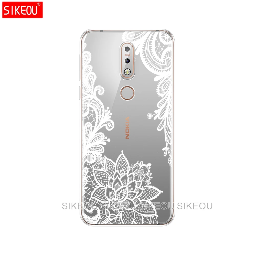 Силиконовый мягкий ТПУ чехол для Nokia 7 1 5 84 дюймов 2018 мобильный телефон fundas с