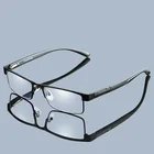 Мужские очки для чтения Cubojue, диоптрий с креплением на пружинную петлю для близорукости + 100 150 200 250 300 350 400, подарок для родителей